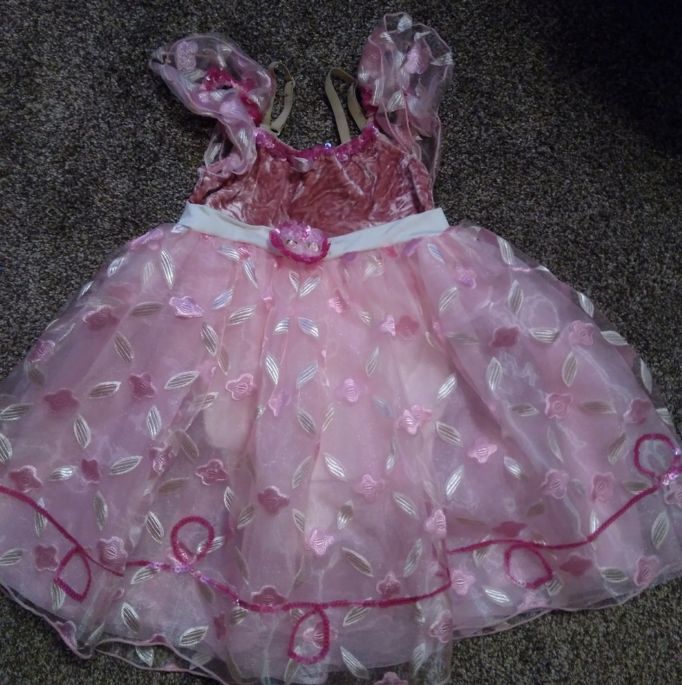 Pink dance dress, Girls 5-6